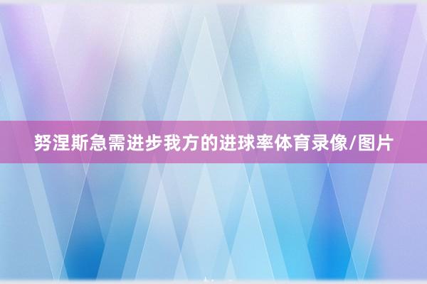 努涅斯急需进步我方的进球率体育录像/图片